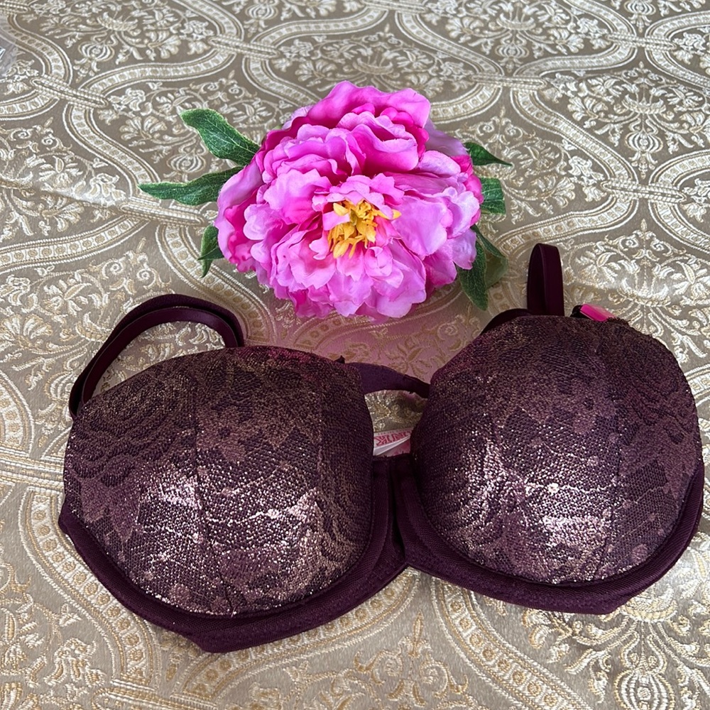 NWT- Pink New Date Push Up Purple Foil